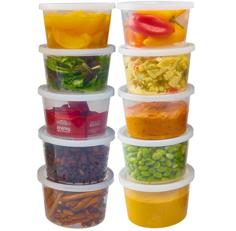 DuraHome Deli Containers With Lids Leakproof 40 Pack BPA Free