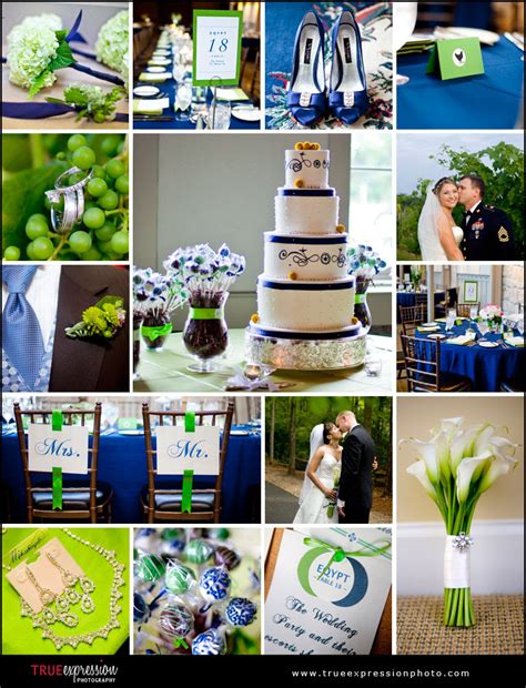 Wedding Ideas: Blue and Green Wedding