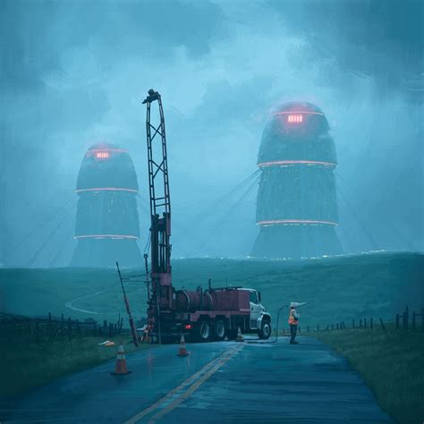 Behind The Unsettling Sci Fi Landscapes Of Simon Stalenhags Electric