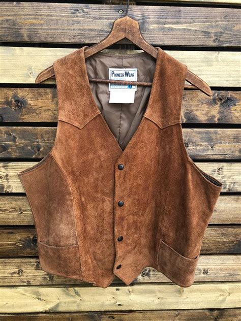 Vintage S Suede And Shearling Sherpa Vest Men S Small