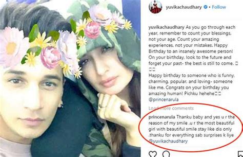 Rumoured Girlfriend Yuvika Chaudhary S Adorable Birthday Wish For