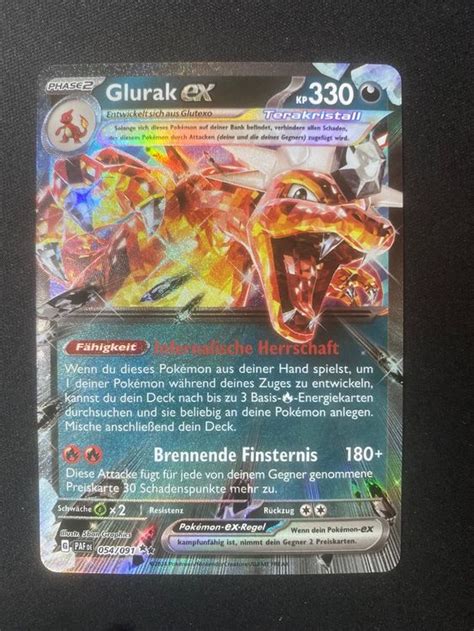 Glurak Ex 54 Charizard Ex Dracaufeu Paldean Fates DE Kaufen