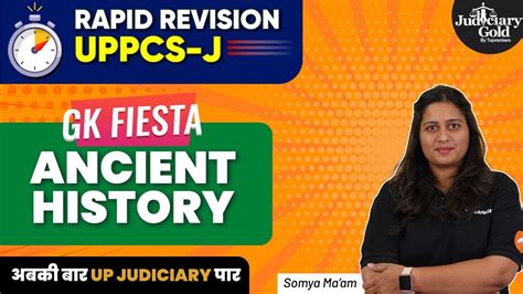 Uppcs J Rapid Revision Gk Complete Ancient History In One Video