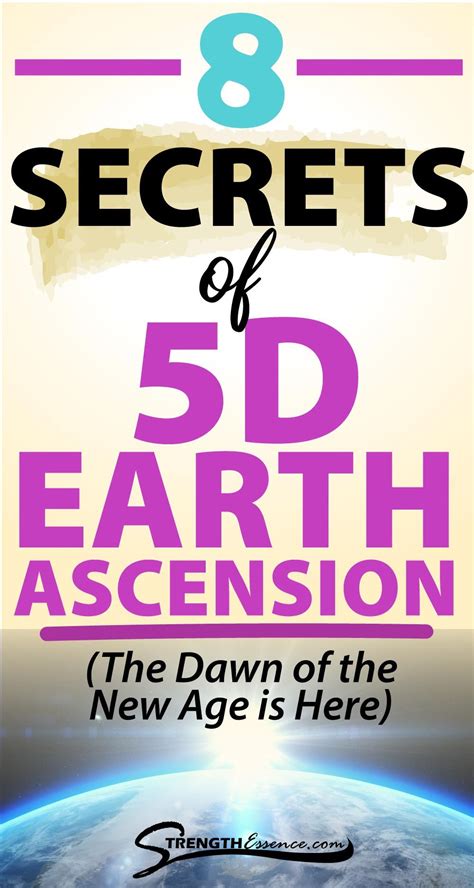 8 Secrets Of 5D EARTH ASCENSION 2024 Strength Essence Ascension