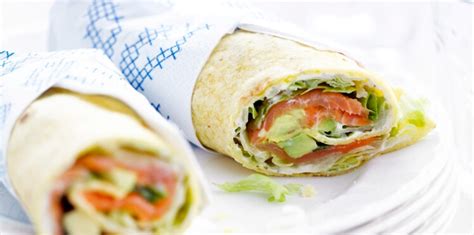 Wraps au saumon fumé facile et rapide découvrez les recettes de