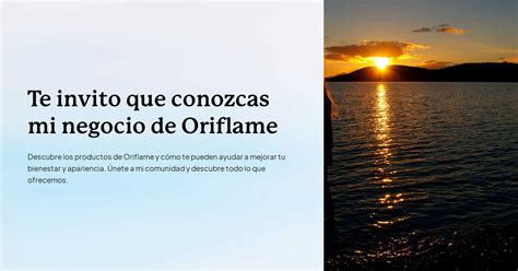 Te Invito Que Conozcas Mi Negocio De Oriflame