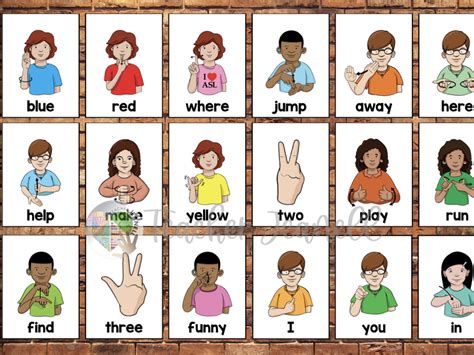 Sign Language Basic Words And Phrases