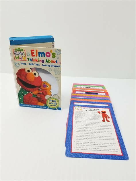 Sesame Street Elmo's World Flashcards DVD: Elmo's Thinking About ...