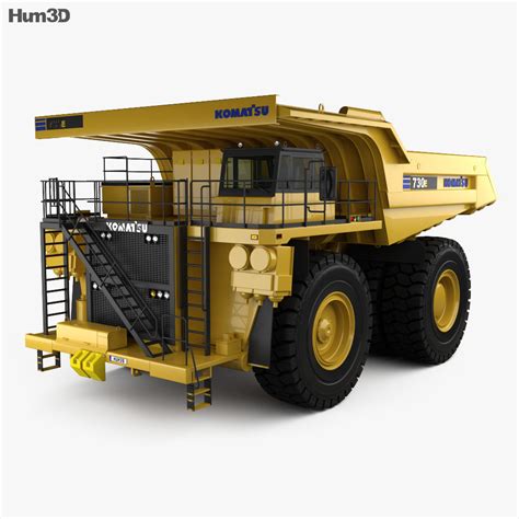 Komatsu 730e Dump Truck 2016 3d Model Vehicles On Hum3d