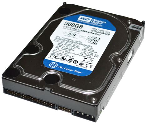 Western Digital Wd5000aakb 00h8a0 500gb 72k Rpm Ide 35 Hard Disk