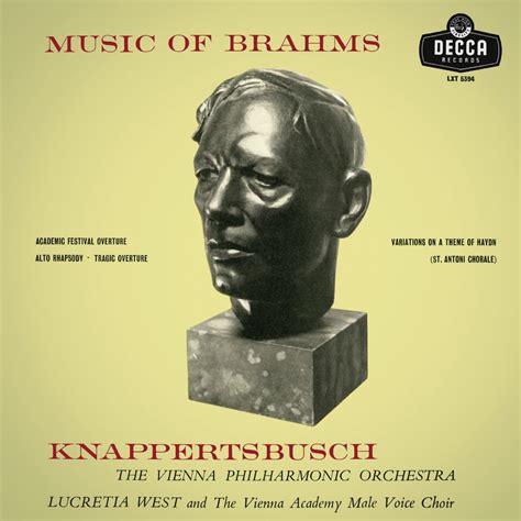 Brahms Academic Festival Overture Tragic Overture Haydn Variaitons