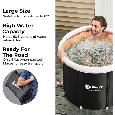 Mo Finance Lifepro Cold Plunge Tub Portable Ice Bath Tub For