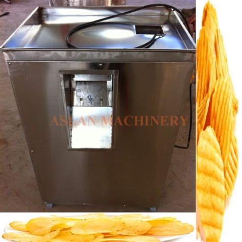 Commercial Automatic Wave Potato Chips Cutting Machine Potato Chips