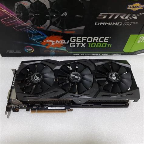 Asus Rog Strix 1080ti 11gb Gaming Shopee Thailand