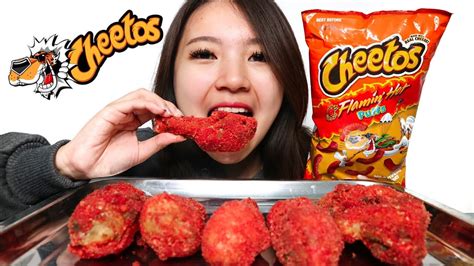 Mukbang Ayam Flamin Hot Cheetos Enak Banget Youtube