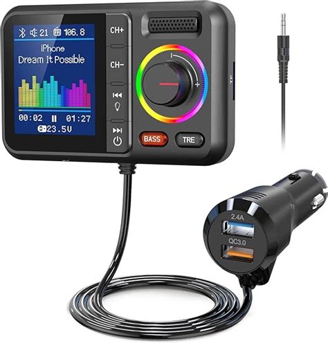 Amazon Nulaxy Bluetooth FM Transmitter For Car Wireless Car