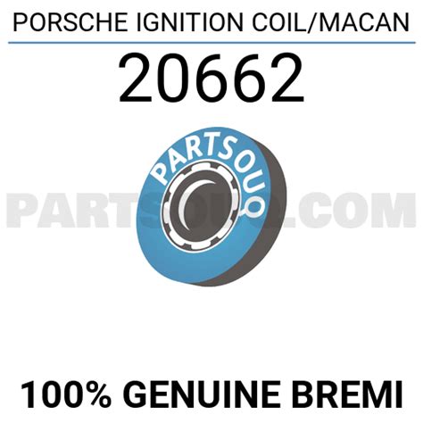 Porsche Ignition Coil Macan Bremi Parts Partsouq