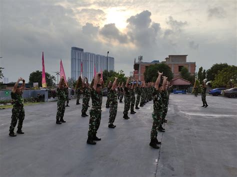 PENTINGNYA MENJAGA KEBUGARAN TUBUH PRAJURIT YONMARHANLAN IV LAKSANAKAN