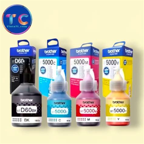 jual set tinta brother dbkd bt tinta refil dcp  tw