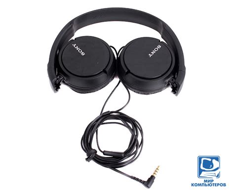 Купить Наушники с микрофоном SONY MDR-ZX110APB Black в Тирасполе ...