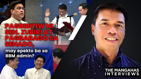 Pagbibitiw Ni Sen Zubiri At Pagbabago Sa Senado May Epekto Ba Sa BBM