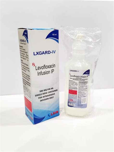 Lxgard Iv Levofloxacin Mg Sodium Chloride Mg Infusion Ip Ml