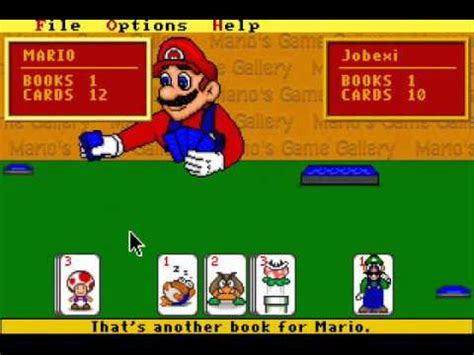 Mario's Game Gallery - 1995 - Go Fish - YouTube