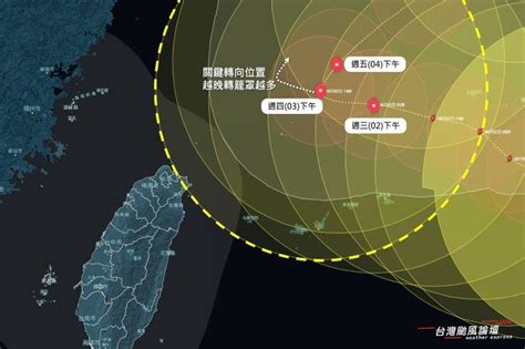 卡努颱風「暴風圈逼近」將涵蓋北北基宜風雨會很有感！氣象局宣布：2030發布海警 風傳媒