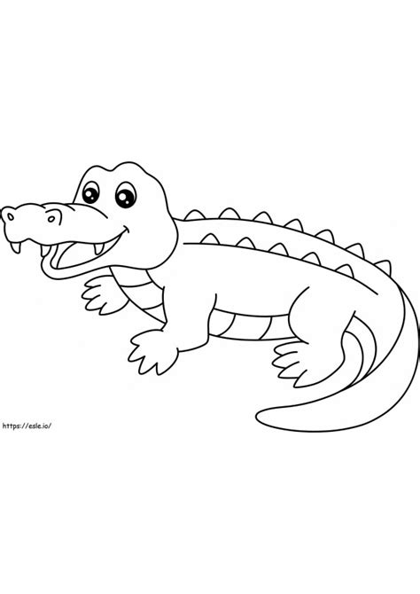 Crocodile Coloring Coloring Pages Free Printable Coloring Pages For