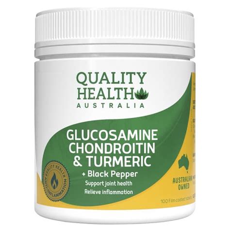 Buy Quality Health Australia Glucosamine Chondroitin And Tumeric Plus