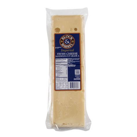 CHEESE SWISS CHEESE 6/8# AVG. – Horizons Supplies