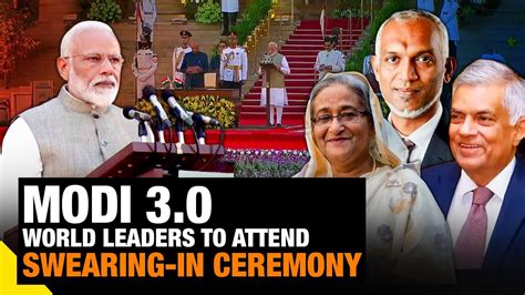 Narendra Modi S Swearing In World Leaders Confirm Attendance News