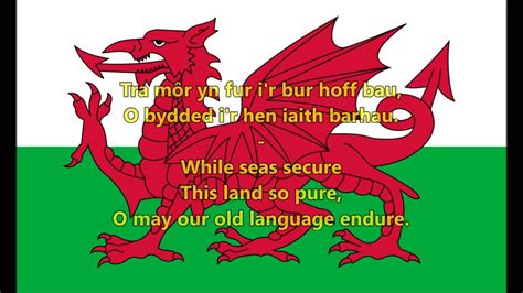 National Anthem Of Wales Wls En Lyrics Chords Chordify