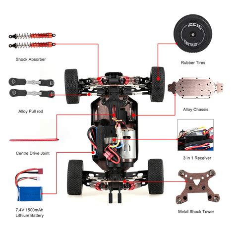 Buy Wltoys Xks Rc Car High Speed Racing Car Mah Battery