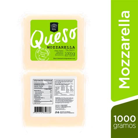 Queso Mozarella Tajado Kilo Campo Real Lácteos CampoReal