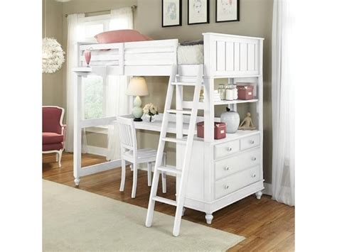 Loft Bed With Desk And Dresser | Platform Bed With Box Spring