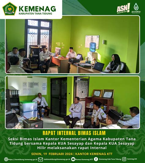 Bimas Islam Kemenag Ktt Gelar Rapat Evaluasi Internal Kementerian