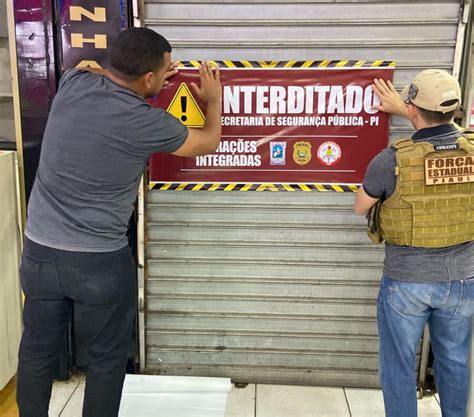 Lojas de Teresina e do interior são fechadas por venderem celulares