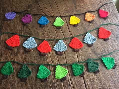 Handmade Christmas Crochet Bunting Etsy