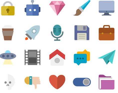 top        flat design onextrapixel