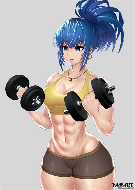 Leona Heidern Workin Out Masamune Oekaki 适合女孩 里番 Truyen Hentai