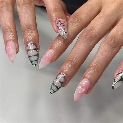 40 Best Pink Spring Nails 2023 to inspire you เลบเจล ทำเลบ