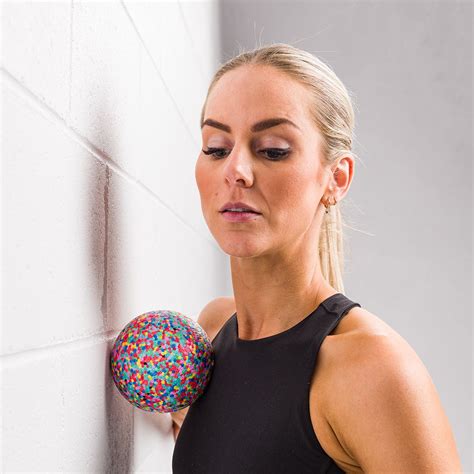 Xpeed 12cm Medium Density Massage Ball Bluesl Australia