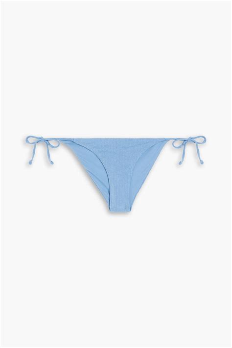 ONIA Kate Ribbed Terry Low Rise Bikini Briefs THE OUTNET