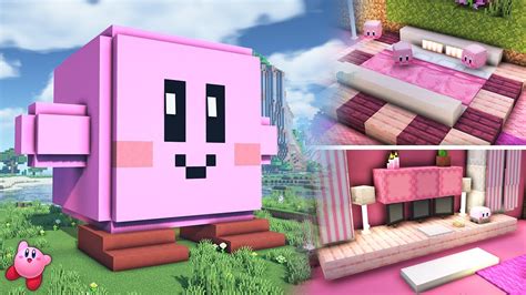 MINECRAFT Build a Cute Kirby House 마인크래프트 귀여운 별의 커비 집짓기 건축