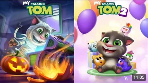 My Talking Tom Vs My Talking Tom 2 Youtube