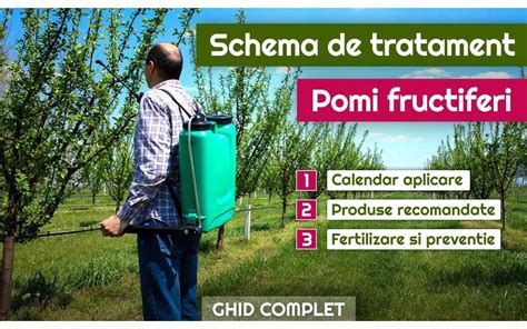 Schema De Tratament Pomi Fructiferi Si Vita De Vie Pachet Anual