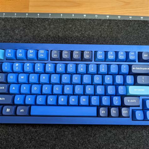 Keychron Q1 Ver2 W Knob Qmk Mechanical Keyboard Navy Blue Gateron