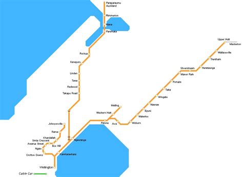 Wellington Metro Map MapSof Net