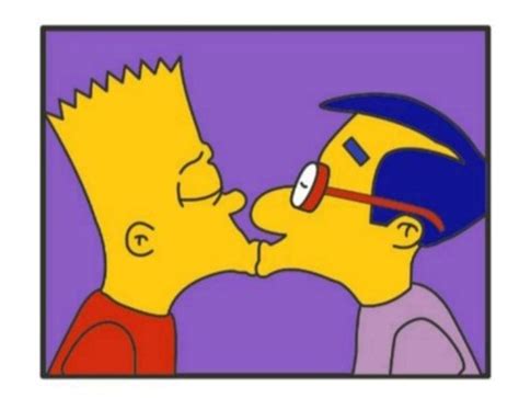 Bart x milhouse kiss by DRPatrcik on DeviantArt